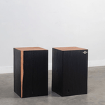 BLOC SIDE TABLE NERO