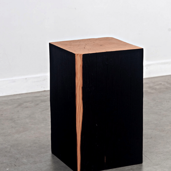 BLOC SIDE TABLE NERO